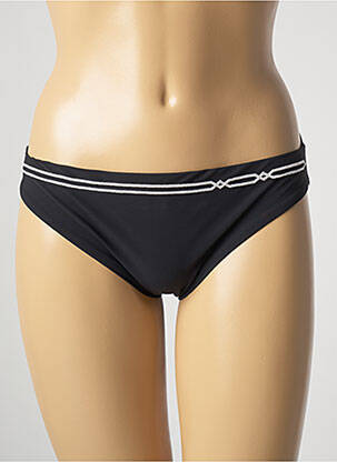 Bas de maillot de bain effet matière satinée culotte noir MARYAN MEHLHORN femme