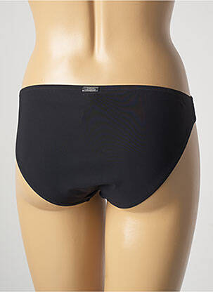 Bas de maillot de bain effet matière satinée culotte noir MARYAN MEHLHORN femme