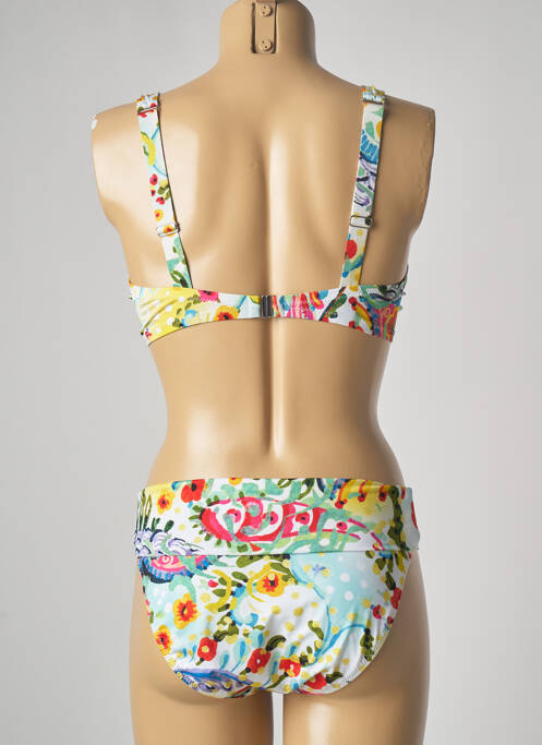 Maillot de bain 2 pièces jaune PAIN DE SUCRE pour femme