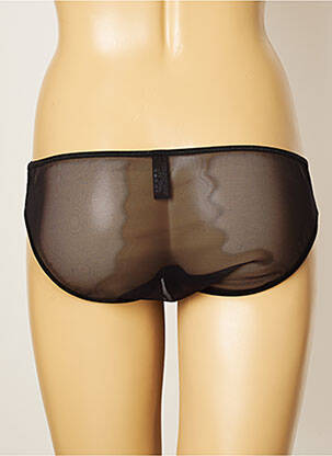 Culotte effet matière satinée noir LUXORY femme