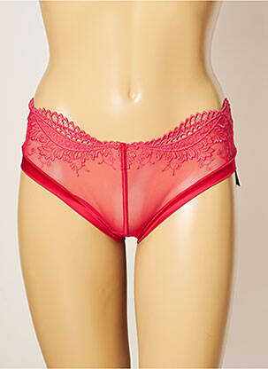 Shorty effet matière satinée rose RCRESCENTINI BY COTTON BLUB femme