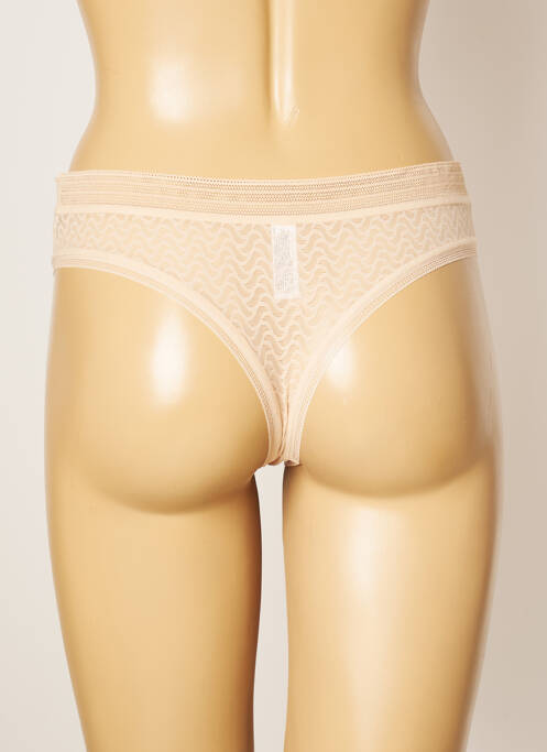 Tanga beige WACOAL pour femme