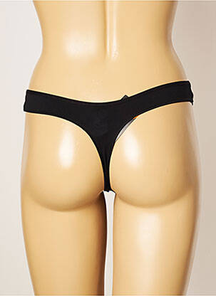 Tanga effet matière satinée vert MARIE JO femme