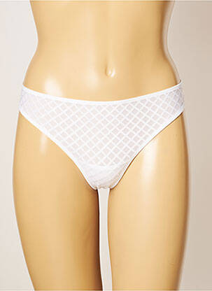 Culotte effet matière satinée blanc MARIE JO femme