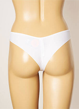 Culotte effet matière satinée blanc MARIE JO femme