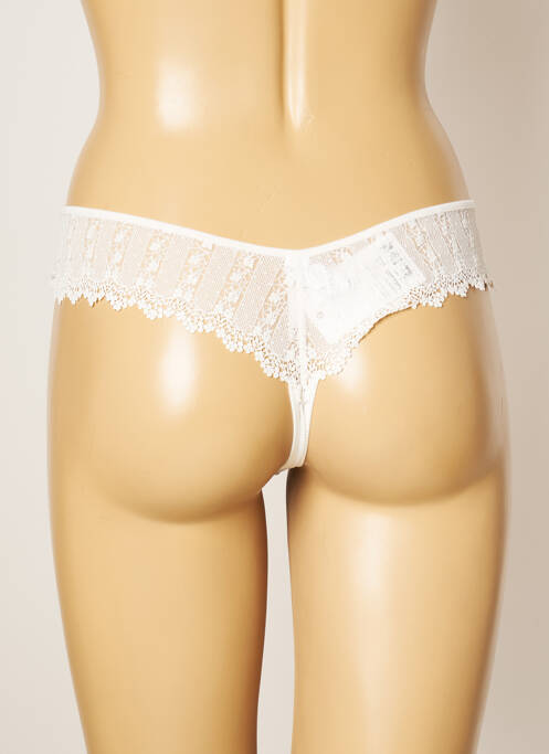 Tanga blanc MARIE JO pour femme