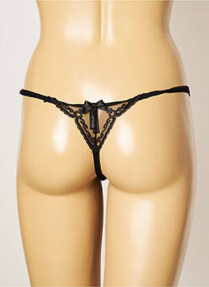 String effet matière satinée rouge AMBRA femme