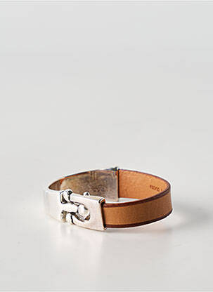 Bracelet matériaux cuir marron N°3 femme