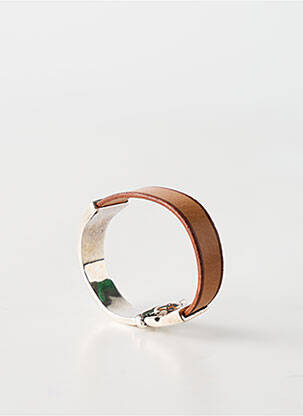 Bracelet matériaux cuir marron N°3 femme