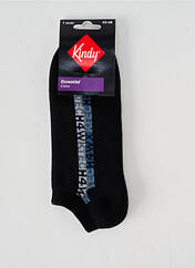 Chaussettes noir KINDY pour homme seconde vue