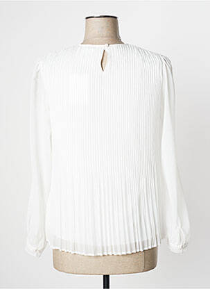 Top col rond manches longues beige TINTA STYLE femme
