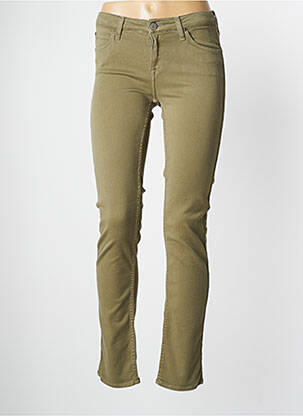 Pantalon slim stretch taille normale vert LEE COOPER femme