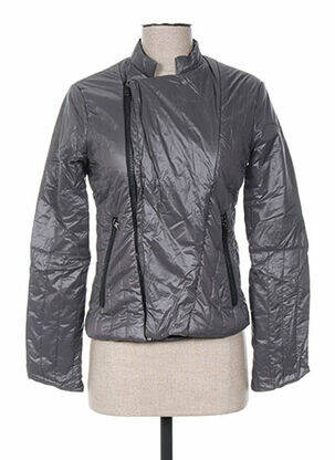 Veste casual finition intérieure doublée gris ANNE TURTAUT femme