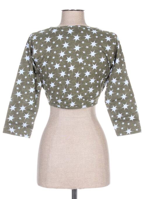 Boléro vert VENCA pour femme