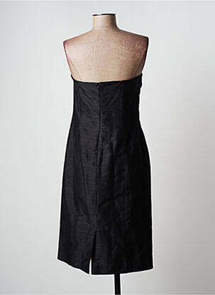 Robe mi-longue sans manche sans manche noir PAULE VASSEUR femme