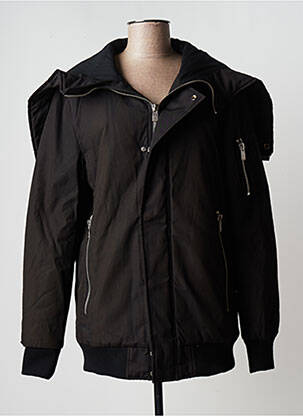Blouson poches noir ELEVEN PARIS homme