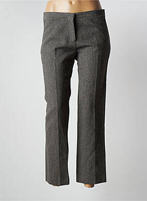 Pantalon 7/8 fermeture zippée sous rabat avec crochet taille normale gris GOLDEN GOOSE DELUXE BRAND femme
