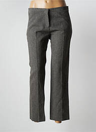Pantalon 7/8 fermeture zippée sous rabat avec crochet taille normale gris GOLDEN GOOSE DELUXE BRAND femme