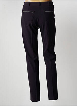 Pantalon droit stretch taille normale violet COM ELLE femme