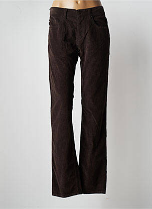 Pantalon droit tissage velours taille normale marron JUST CAVALLI homme
