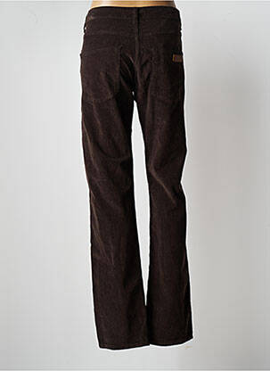 Pantalon droit tissage velours taille normale marron JUST CAVALLI homme