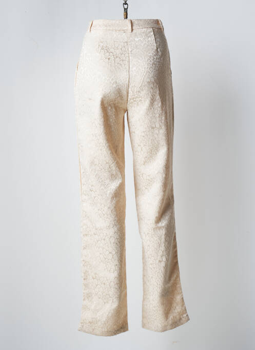 Pantalon droit beige LOAVIES pour femme