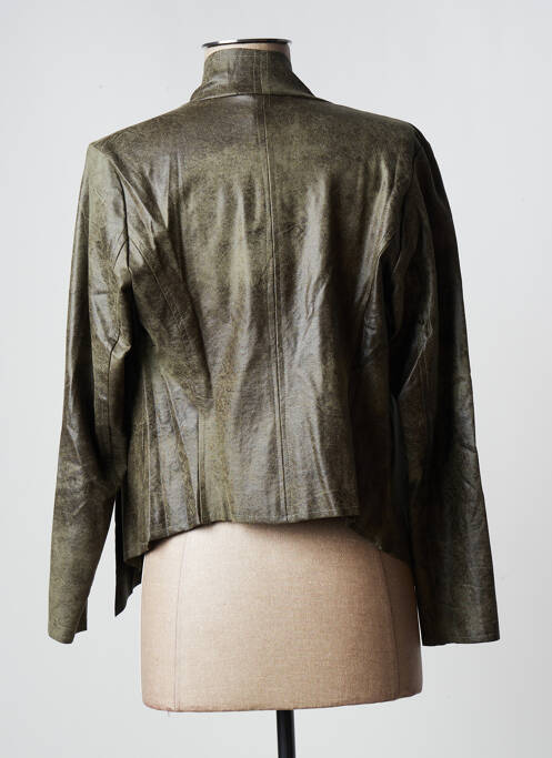 Veste casual vert LA FEE MARABOUTEE pour femme