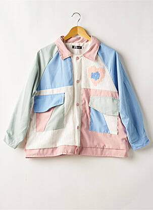 Veste casual poches rose FASHION femme