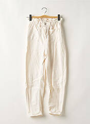Pantalon large beige ZARA pour femme seconde vue