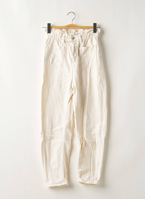 Pantalon large beige ZARA pour femme