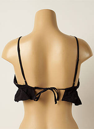 Top coupe cintrée sans manche noir PIMKIE femme