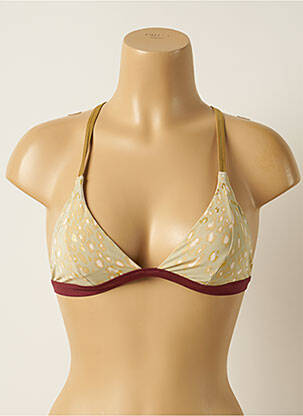 Haut de maillot de bain bretelles élastiquées ajustables haut soutien-gorge balconnet vert H&M femme