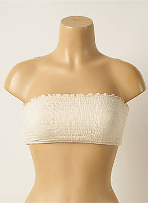 Haut de maillot de bain stretch brassieres beige SANS MARQUE femme