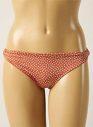 Bas de maillot de bain tissage satiné culotte marron H&M femme