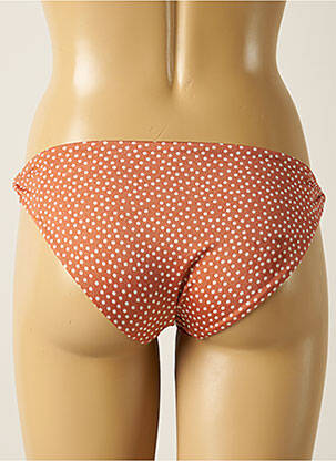 Bas de maillot de bain tissage satiné culotte marron H&M femme