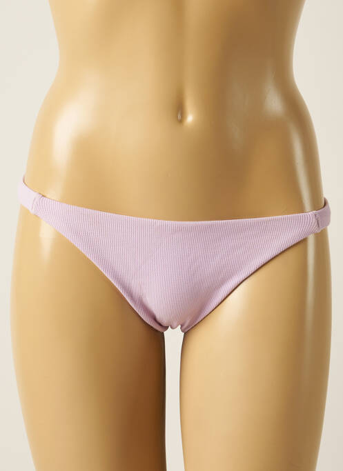 Bas de maillot de bain stretch culotte violet OYSHO femme