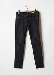 Pantalon slim taille normale taille normale gris DIESEL femme