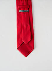 Cravate rouge MACITY pour homme seconde vue