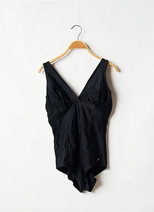 Maillot de bain 1 pièce haut soutien-gorge emboitant haut soutien-gorge emboitant noir JANINE ROBIN femme