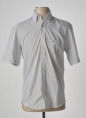Chemise manches courtes coupe cintrée vert FYNCH-HATTON homme