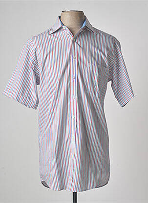 Chemise manches courtes coupe cintrée bleu BEN GREEN homme