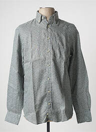 Chemise manches longues poches poitrine vert FYNCH-HATTON homme