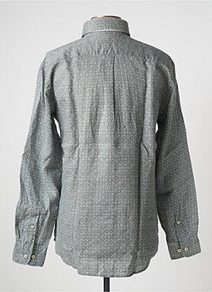 Chemise manches longues poches poitrine vert FYNCH-HATTON homme