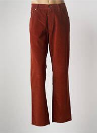 Pantalon slim stretch taille normale marron PIERRE CARDIN homme