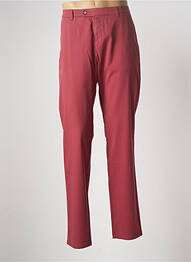 Pantalon chino tissage popeline taille normale rouge BUGATTI homme