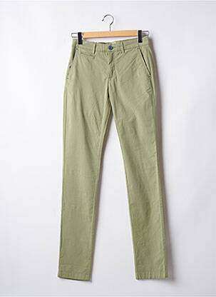 Pantalon chino poches taille normale vert EMYLE homme