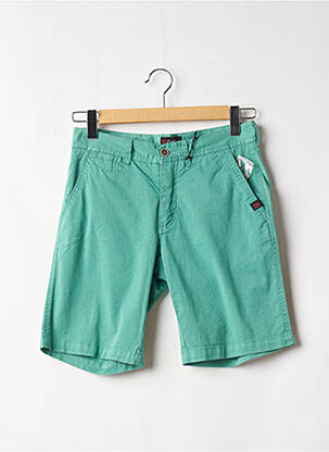 Bermuda coupe droite taille normale vert COFOX homme