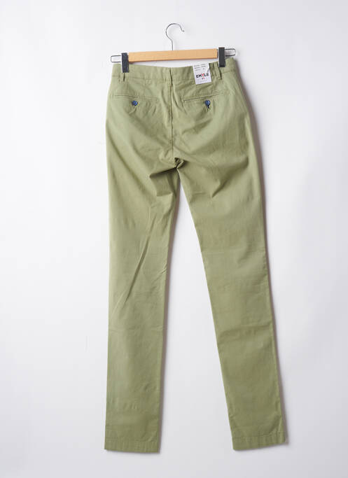 Pantalon chino vert EMYLE pour homme