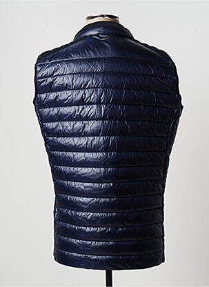 Doudoune poches sans capuche bleu DELAHAYE homme