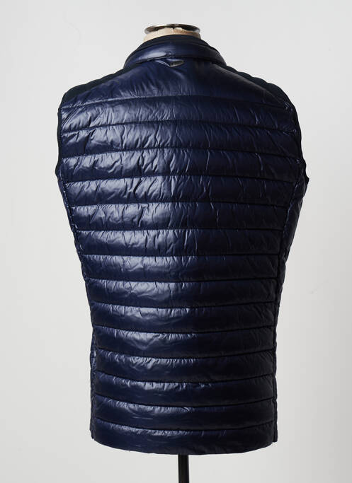 Doudoune poches sans capuche bleu DELAHAYE homme